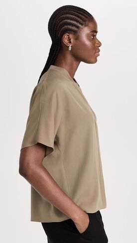 Vince Women's Band Collar Dolman Shirt in Saudi Arabia