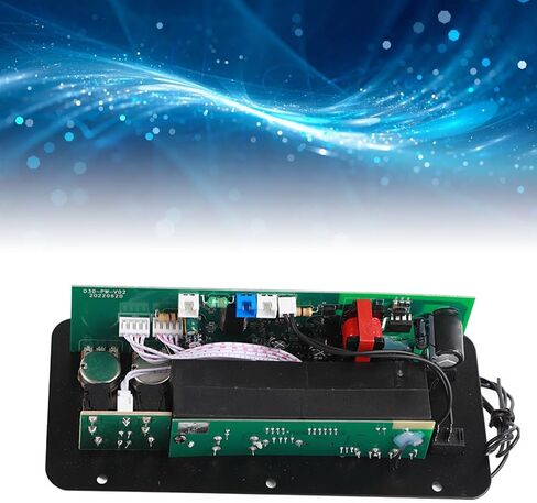Akozon Digital Amplifier Board, 10in Bluetooth Stereo Subwoofer Amplifier Board Dual Microphone Input 220V for Home Theater DIY Speakers in Saudi Arabia