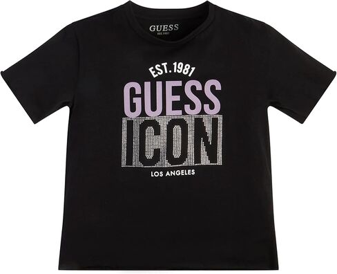 GUESS Girls' Short Sleeve Midi T-Shirt in Saudi Arabia