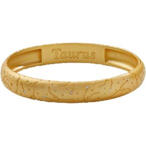 Alex and Ani AA741423SAG,Hinge Bangle,Satin Gold,Gold,Taurus, Bracelets