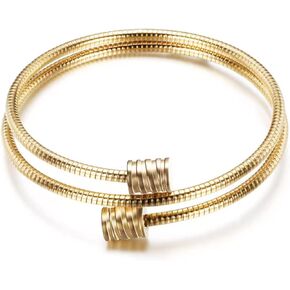 Stainless Steel Twisted Double Cable Birthday Bracelet Love Bangle Cuff Adjustable Bracelets Jewelry for Women