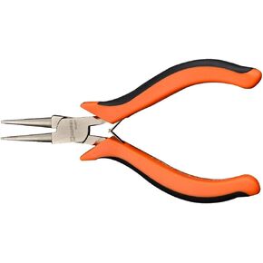 Edward Tools Mini Round Nose Pliers 4.5" - Round Pliers for Jewelry, Wire Bending, Wire Looping, Beading, Electrical - CRV Fine Carbon Steel - Ergonomic Handle