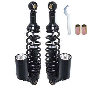 labwork 2 Pack Rear Shock Absorbers Replacement for Honda Yamaha 12.5" 320mm (Black)