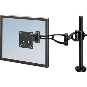 Fellowes 8041601 Professional Series Adjustable Depth Computer Monitor Stand for Desk with Single Monitor Arm, 30 Inch Monitor Capacity