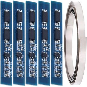 5PCS 2S 3A 7.4V 8.4V Lithium Battery Protection Board 18650 Charger Module BMS PCB Protection Board for Li-ion Lithium Battery Cell with Nickel Strip in Kuwait