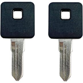 DWL 2Pcs Motorcycle Uncut Blank Keys KeyBlank Fits Harley Davidson Sportster Bike Models X48 X72 XL883 XL1200 Muscle Fat boy Iron Low Rider Street BOB Breakout Superlow (Long Key Blank 2pcs), Medium