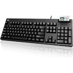 Adesso EasyTouch 630SB-TAA Smart Card Reader Keyboard with Large Print Keys