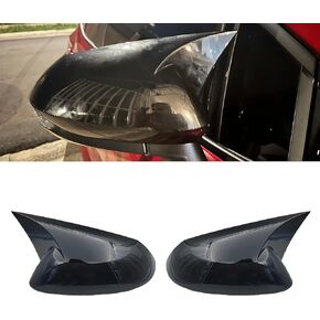 Rearview Mirror Cover Caps Fit for Toyota Corolla 2020 2021 2022 2023 Horn Style Carbon Fiber Style