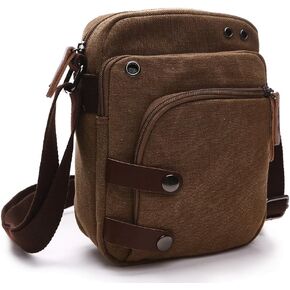 Collsants Mini Crossbody Bags for Women and Men Small Purses and Handbags Travel Purse Canvas Shoulder Purse Bag