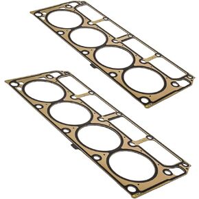 KAC 2PCS MLS Cylinder Head Gasket Compatible with Buick, Cadilla-c, Chevrolet, GM-C, Humme-r, Isuz-u, Pontiac, Saa-b, OE 12589226 12498544 12565390 12573949,4.3L 4.8L 5.3L 5.7L 6.0L 6.2L 6.6L