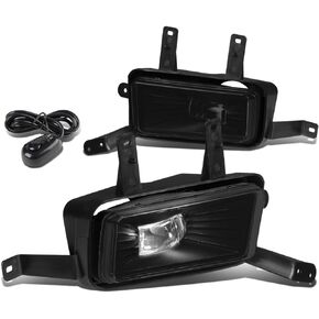 DNA MOTORING FL-ZTL-265-AM LED Fog Light With Switch Driver & Passenger Side [Compatible with 15-20 Tahoe / 15-20 Suburban / 16-19 Suburban 3500]