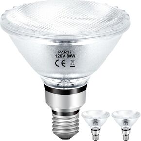 50W PAR20 Halogen Light Bulb 700L, 6 Pcs PAR20 Flood Light Bulb 50W 120V Warm White 2700K, E26 Base Dmimable Reflector Bulbs for Track Lighting & Range Hood