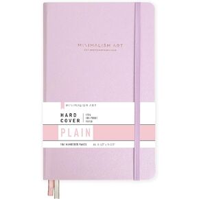 Minimalism Art، دفتر يوميات بغلاف صلب ممتاز، حجم X-Large، Master A4 8.3 بوصة × 11.4 بوصة، 186  صفحة مرقمة، جيب مقوى، إشارة مرجعية شريطية، ورق سميك للغاية مقاوم للحبر 120 جم (عادي، أسود)