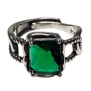 Handmade 925 Sterling Silver Ring Adjustable gemstone Ring Vintage Statement Ring Personalized Jewelry for Women & Men