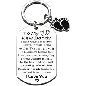 Pregnancy Announcement for Husband, Expectant Dad Gifts, First Fathers Day for New Dad, Fathers Day from Wife Daughtert Son, New Dad Gifts, 1st Time Dad Gifts, Gifts for New Dad Christmas