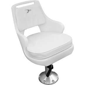 Wise 8WD015-710 Standard Pilot Chair with Cushions, Fixed Height Pedestal and Seat Slide