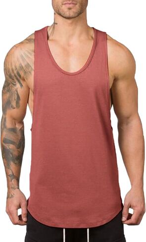 Men's 3 Pack Crewneck Workout Tank Top Gym Muscle Tee Fitness Sleeveless Mens Shirts Casual Summer Clothes in Saudi Arabia