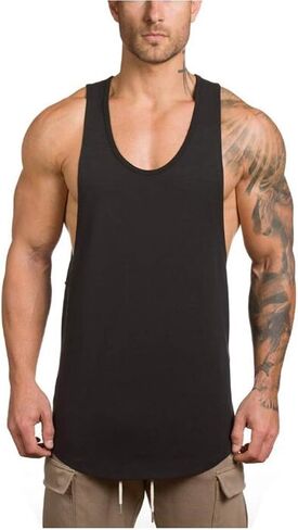 Men's 3 Pack Crewneck Workout Tank Top Gym Muscle Tee Fitness Sleeveless Mens Shirts Casual Summer Clothes in Saudi Arabia