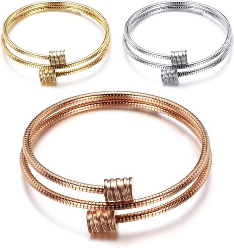 Stainless Steel Twisted Double Cable Birthday Bracelet Love Bangle Cuff Adjustable Bracelets Jewelry for Women in Saudi Arabia