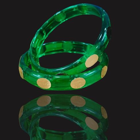 Indian Dark Green Bangles for Women Traditional Look Fancy Design Plastic Bangles Kada Pair Of 2 Set Indian Wrist Jewelry Wedding Bangles in Saudi Arabia