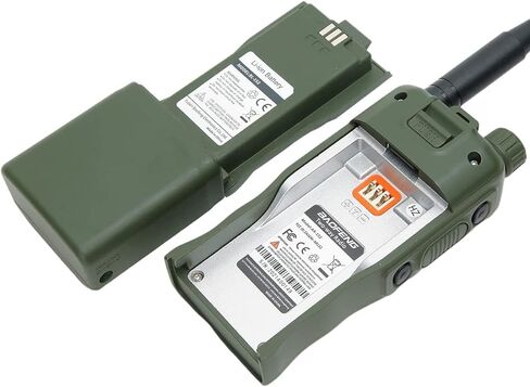 Airiton&BaofengAR-152 10W راديو طويل المدى قابل لإعادة الشحن في اتجاهين مع ميكروفون كتف AR-152، هوائي تكتيكي قابل للطي مقاس 18.8 بوصة، كابل شاحن USB، حقيبة AR-152 وكابل برمجة مجموعة كاملة لجهاز الاتصال اللاسلكي in Kuwait