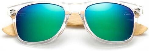 Long Keeper Bamboo Wood Arms Sunglasses for Women Men in Saudi Arabia