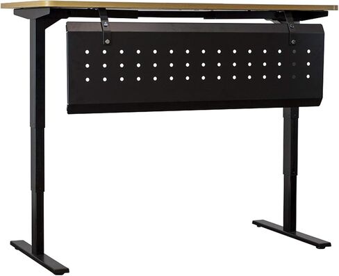 لوحة التواضع الفولاذية من PROGRESSIVE AUTOMATIONS - مقاس 51 بوصة - باللون الأسود. ملحق لمكتب الكمبيوتر القائم مقاس 60 × 30 بوصة in Kuwait