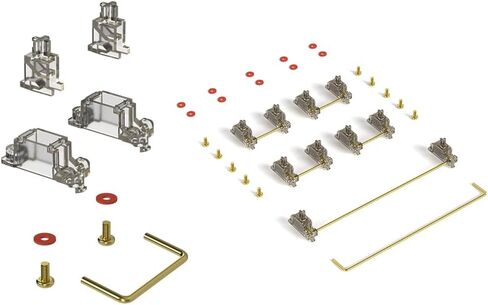 GATERON Ink V2 Screw in Stabilizer, RGB New Set Stab Hot Swap for 60% Layout MX Mechanical Keyboard in Saudi Arabia
