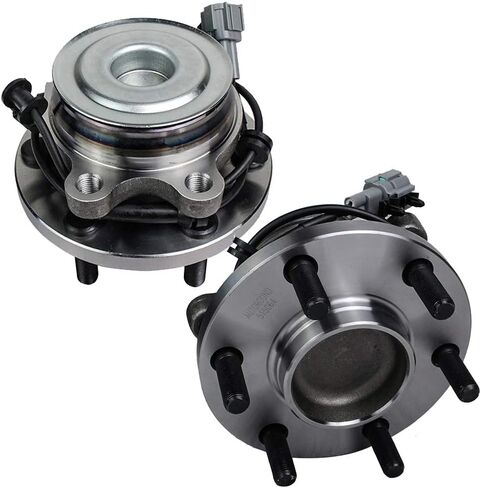 Autoround 515064 2WD Front Wheel Hub and Bearing Assembly Replacement for Nissan Frontier 2005-2018/ Pathfinder 05-12/ Xterra 05-15, Suzuki Equator 2009-2012 RWD 6-Lug w/ABS 2-Pack in Saudi Arabia