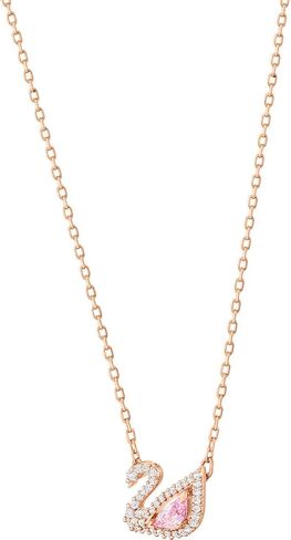 SWAROVSKI Dazzling Swan Necklace Rose Gold/Rose Gold Shiny Plating One Size in Saudi Arabia