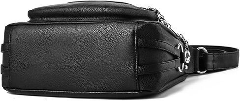 Leather Crossbody Bag for Women Multi Pockets Shoulder Purse Lightweight Messenger Bag Ladies Pocketbook in Saudi Arabia