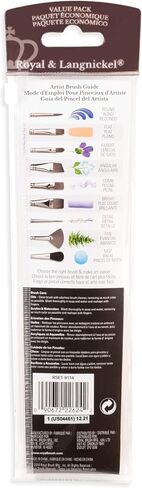 Royal & Langnickel Royal Zip N' Close Camel Flat 3-Piece Brush Set in Saudi Arabia