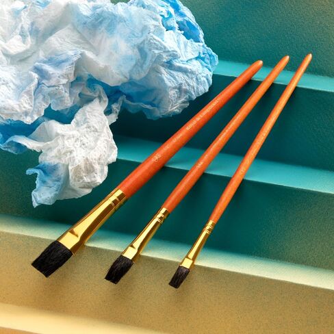 Royal & Langnickel Royal Zip N' Close Camel Flat 3-Piece Brush Set in Saudi Arabia