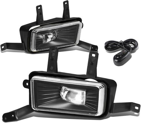 DNA MOTORING FL-ZTL-265-AM LED Fog Light With Switch Driver & Passenger Side [Compatible with 15-20 Tahoe / 15-20 Suburban / 16-19 Suburban 3500] in Saudi Arabia