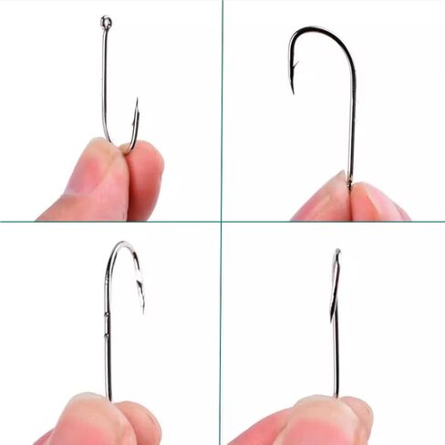 Baitholder Fishing Hooks Barbed Shank Beak Bait Holder Hooks 100pcs/ Pack in Saudi Arabia