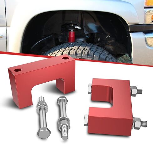 طقم تعليق رفع التسوية 2 بوصة طقم موسع الصدمات العلوي لسيلفرادو جي إم سي سييرا 1500 2500 3500 تشيفي C20 نوفا 1969-1996 لـ 1969-1978 كامارو لـ 1964-1973 شيفيل in Kuwait