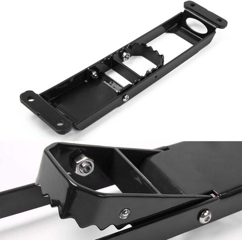 JeCar مفصل باب خطوة قدم ربط معدني قابل للطي ملحقات خارجية لدواسة القدم متوافقة مع Jeep Wrangler 2007-2018 JK JKU، 2018-2023 JL JLU & 2020-2023 Gladiator JT، أسود in Saudi Arabia
