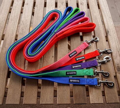 Pawsitive Pet 100% Hemp Leash - We Donate a Leash to a Dog Rescue for Every Leash Sold, 5 ft Long (Pink) in Saudi Arabia