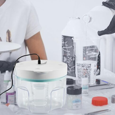 مزيل فقاعات الراتنج، آلة بدون هواء من الراتنج، غرفة تفريغ الهواء من أجل مجوهرات إيبوكسي الراتنج السيليكون للفنون والحرف اليدوية والمجوهرات المنزلية والمدرسة in Kuwait