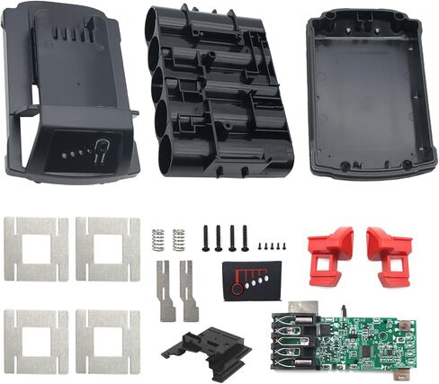 18V 10-Cell 3.0Ah 4.0Ah 5.0Ah 18650 Battery Case Replacement for Milwaukee M18 Battery Broken Plastic Case Replacement Part DIY Repair Rebuild Kit (No Battery Cell) in Saudi Arabia
