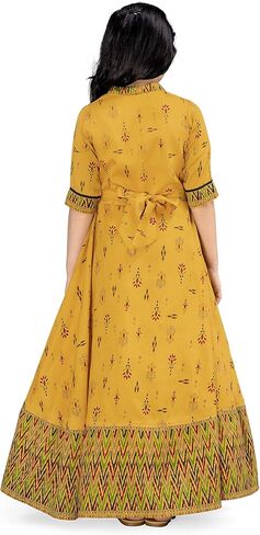 Girls Maxi Length Flared Dress in Saudi Arabia