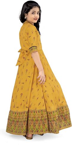 Girls Maxi Length Flared Dress in Saudi Arabia