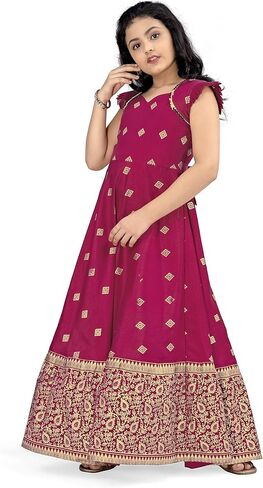 Girls Maxi Length Flared Dress in Saudi Arabia