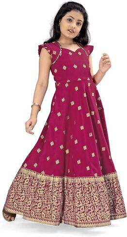 Girls Maxi Length Flared Dress in Saudi Arabia