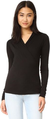 Velvet by Graham & Spencer Women's Meri Surplice Top in Saudi Arabia