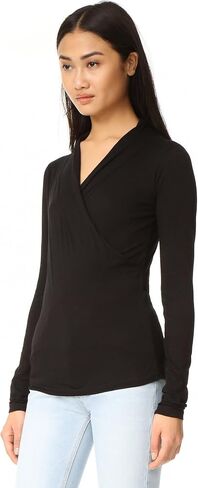 Velvet by Graham & Spencer Women's Meri Surplice Top in Saudi Arabia