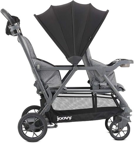 JOOVY Caboose S Rear Seat - Black Melange in Saudi Arabia