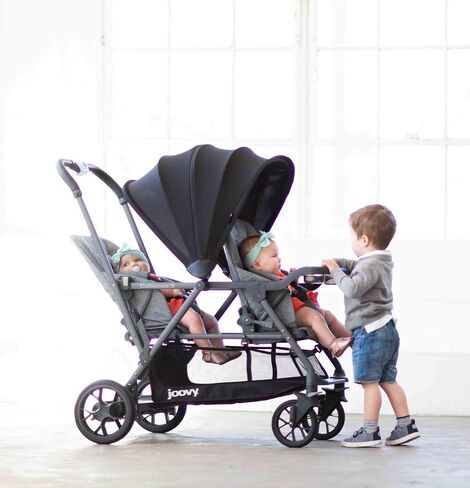 JOOVY Caboose S Rear Seat - Black Melange in Saudi Arabia