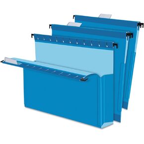 Oxford Pendaflex 59202 SureHook Reinforced Hanging Box Files, 2" Exp with Sides, Letter, Blue (Box of 25)