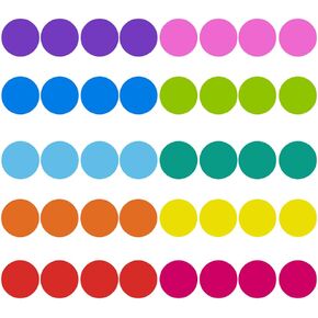 ملصقات أرضية مستديرة، 10 ألوان، 30 قطعة، علامات بقع على الأرض مقاس 6 بوصات، ملصقات فينيل ذاتية اللصق، بقع منقطة للفصل الدراسي لمعلمي مرحلة ما قبل المدرسة ورياض الأطفال in Kuwait